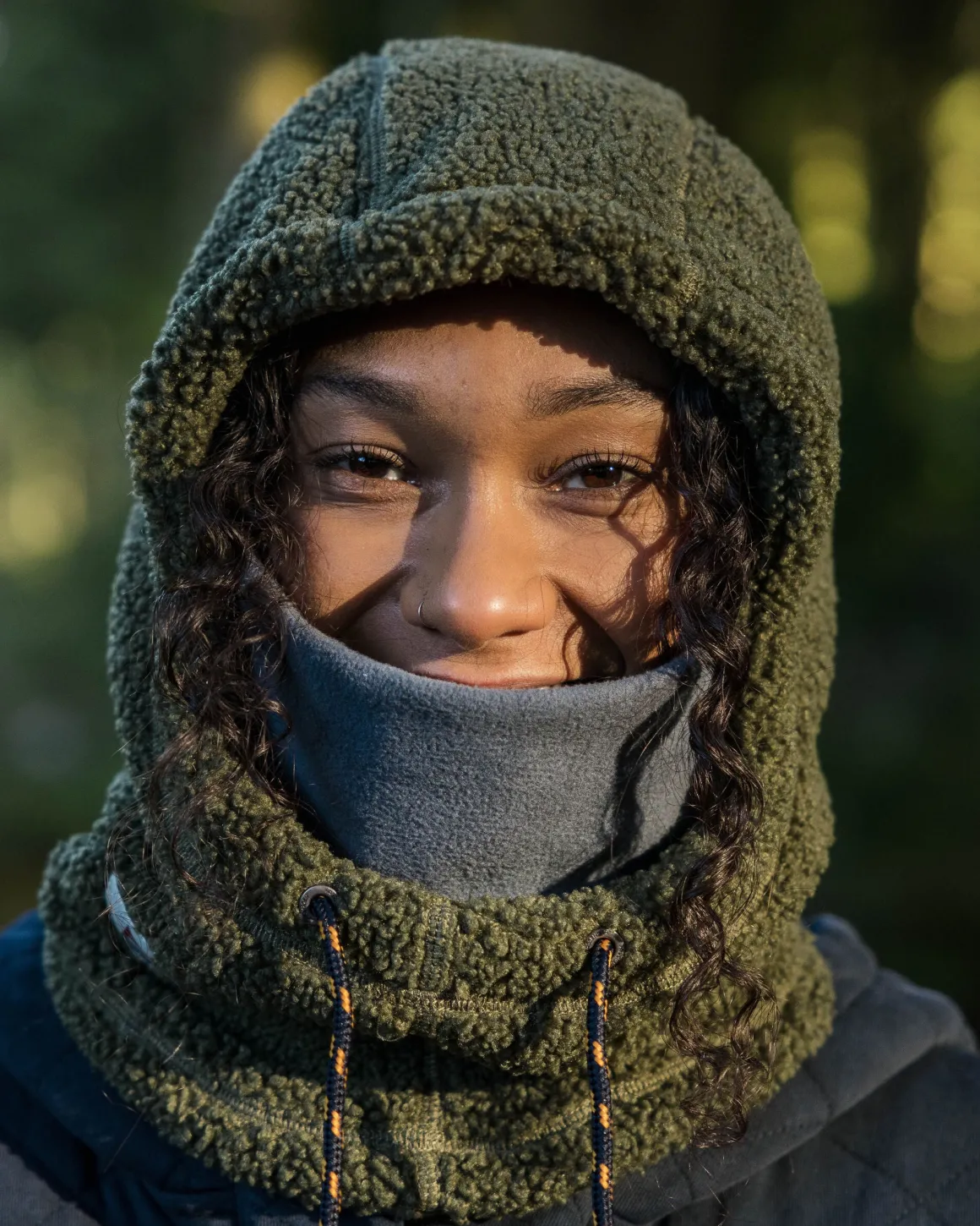 Hoodie en polaire recyclée Snowdrift - Kaki