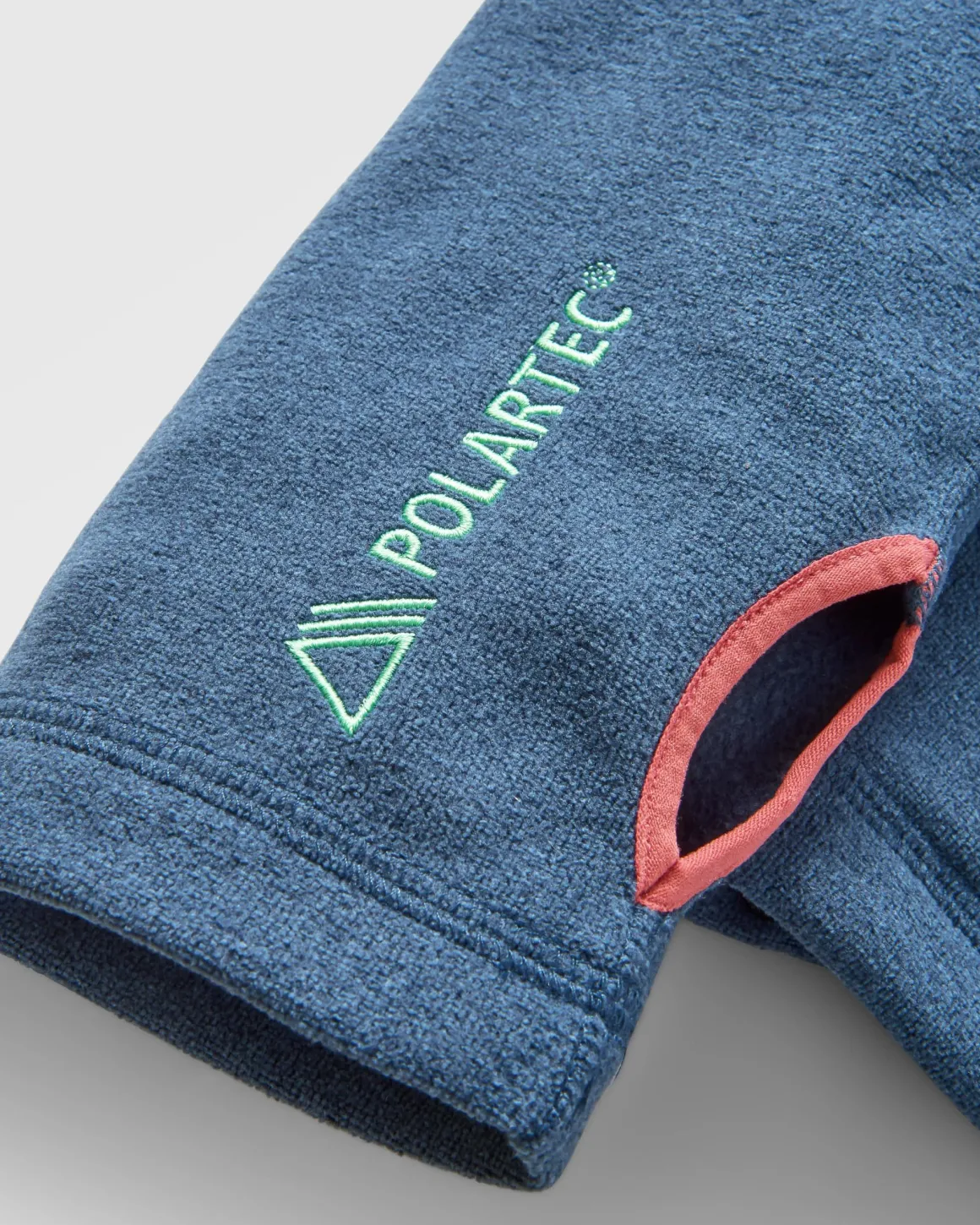 Hoodie en polaire recyclée Polartec® pour hommes - Denim foncé chiné