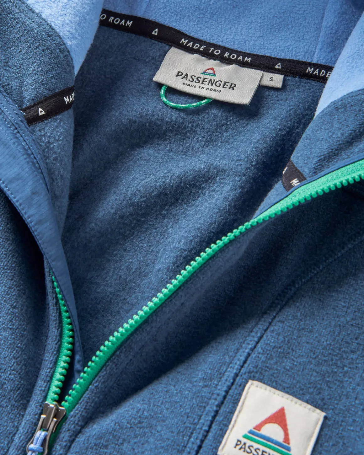 Hoodie en polaire recyclée pour femmes - Dark Denim Marl