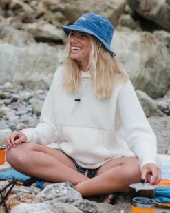 Hoodie Tricoté Recyclé Cove - Blanc Cassé