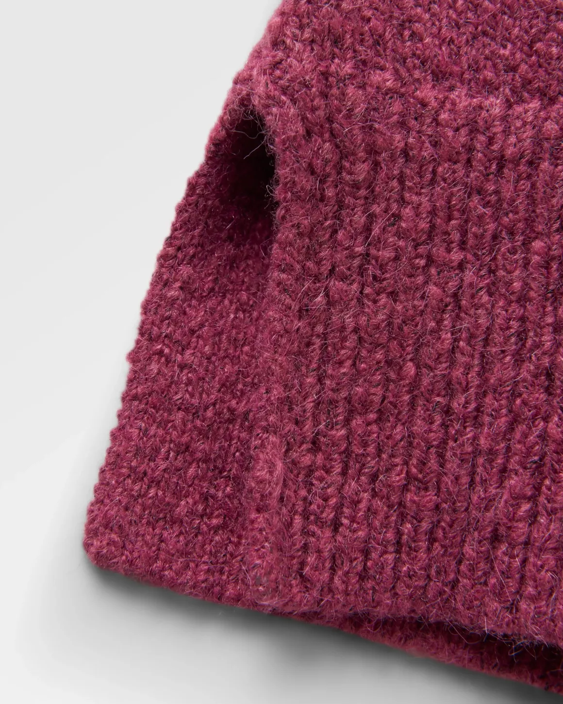 Hoodie Tricoté Recyclé Cove - Rhubarbe