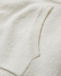 Hoodie Tricoté Recyclé Cove - Blanc Cassé