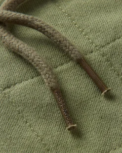 Hoodie zippé intégral matelassé recyclé Getaway - Khaki