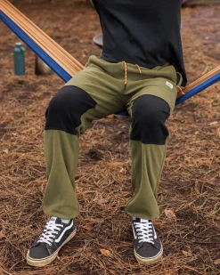 Jogger en polaire recyclée Set Off - True Black/ Khaki