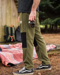 Jogger en polaire recyclée Set Off - True Black/ Khaki