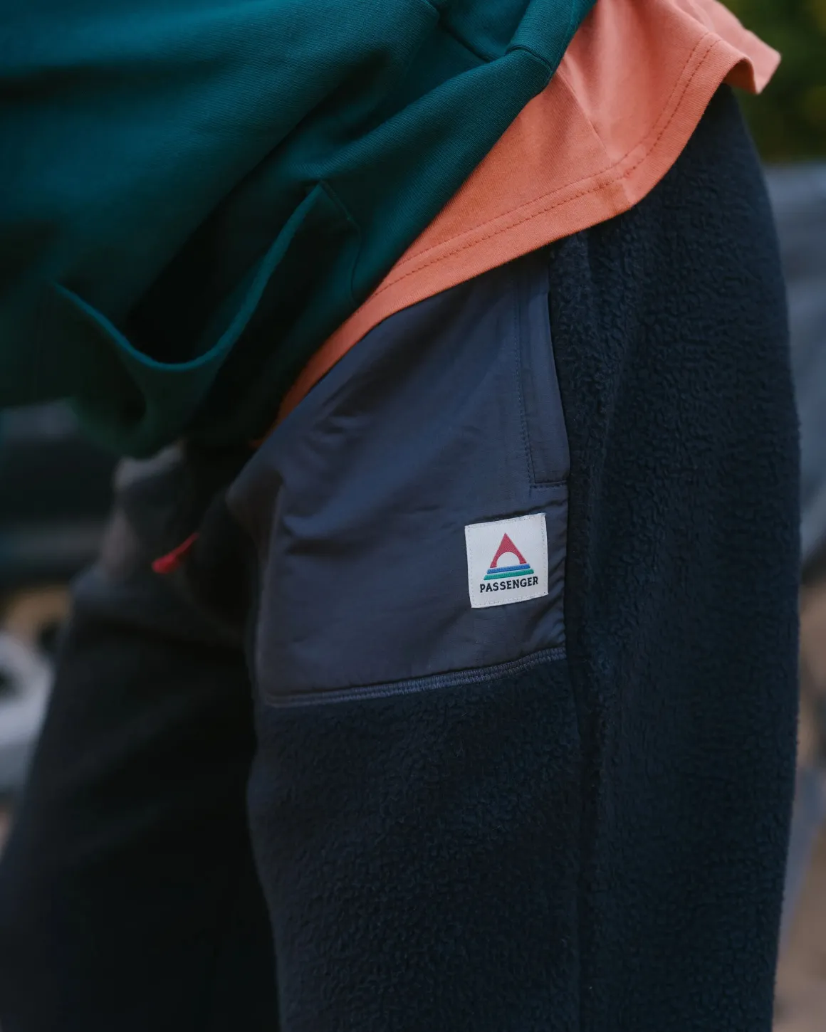 Jogger en polaire sherpa recyclée Offgrid - Noir