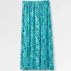 Jupe Hannah - Patchwork Vintage Bleu Piscine