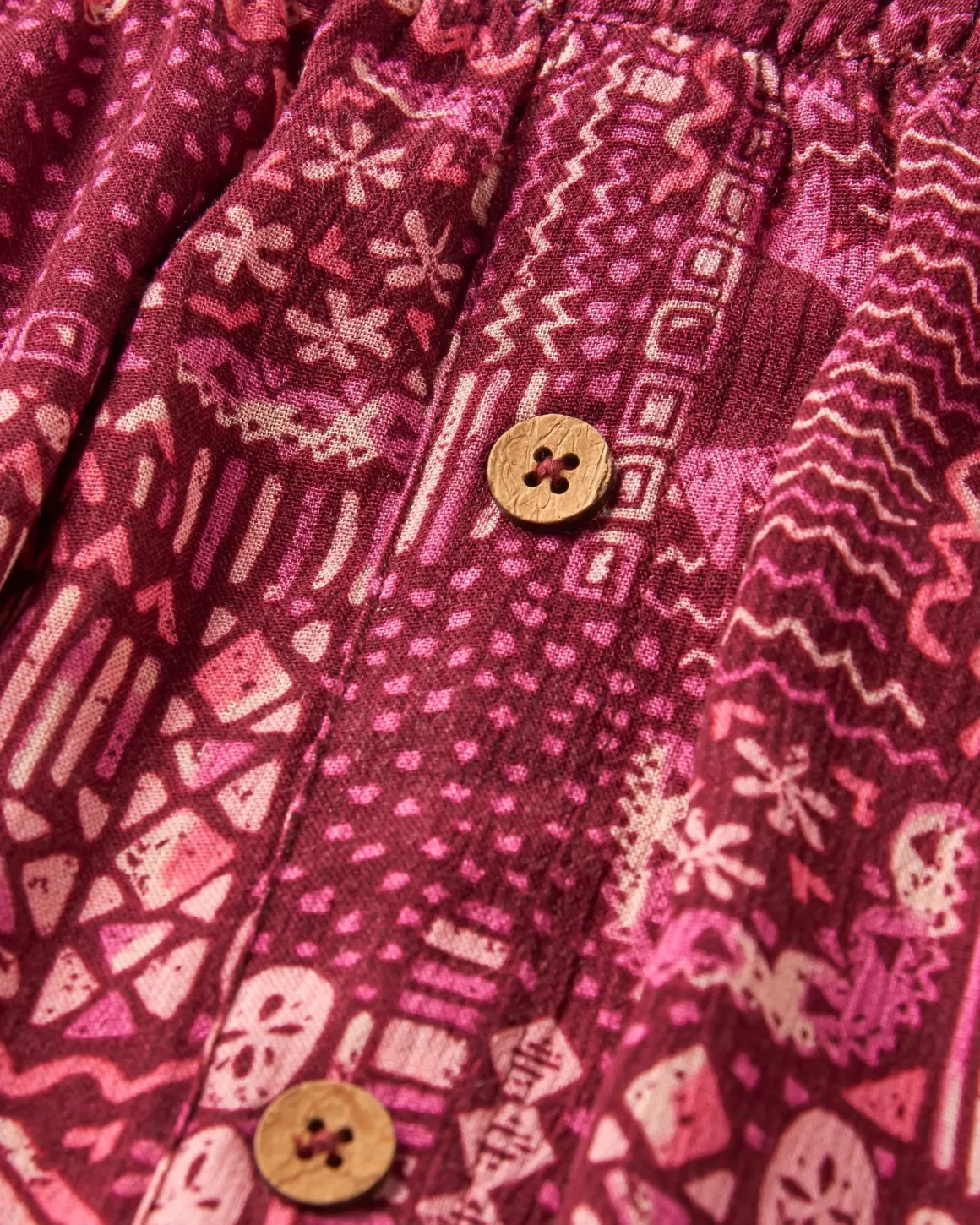 Jupe Hannah - Patchwork Vintage Bordeaux