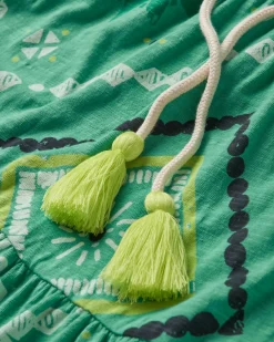 Jupe Maxi en Coton Recyclé Fareway - Vert Éclatant de l'Épinette
