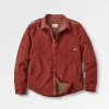 Kodiak 2.0 Surchemise en Corde Doublée Sherpa - Rouge Ocre
