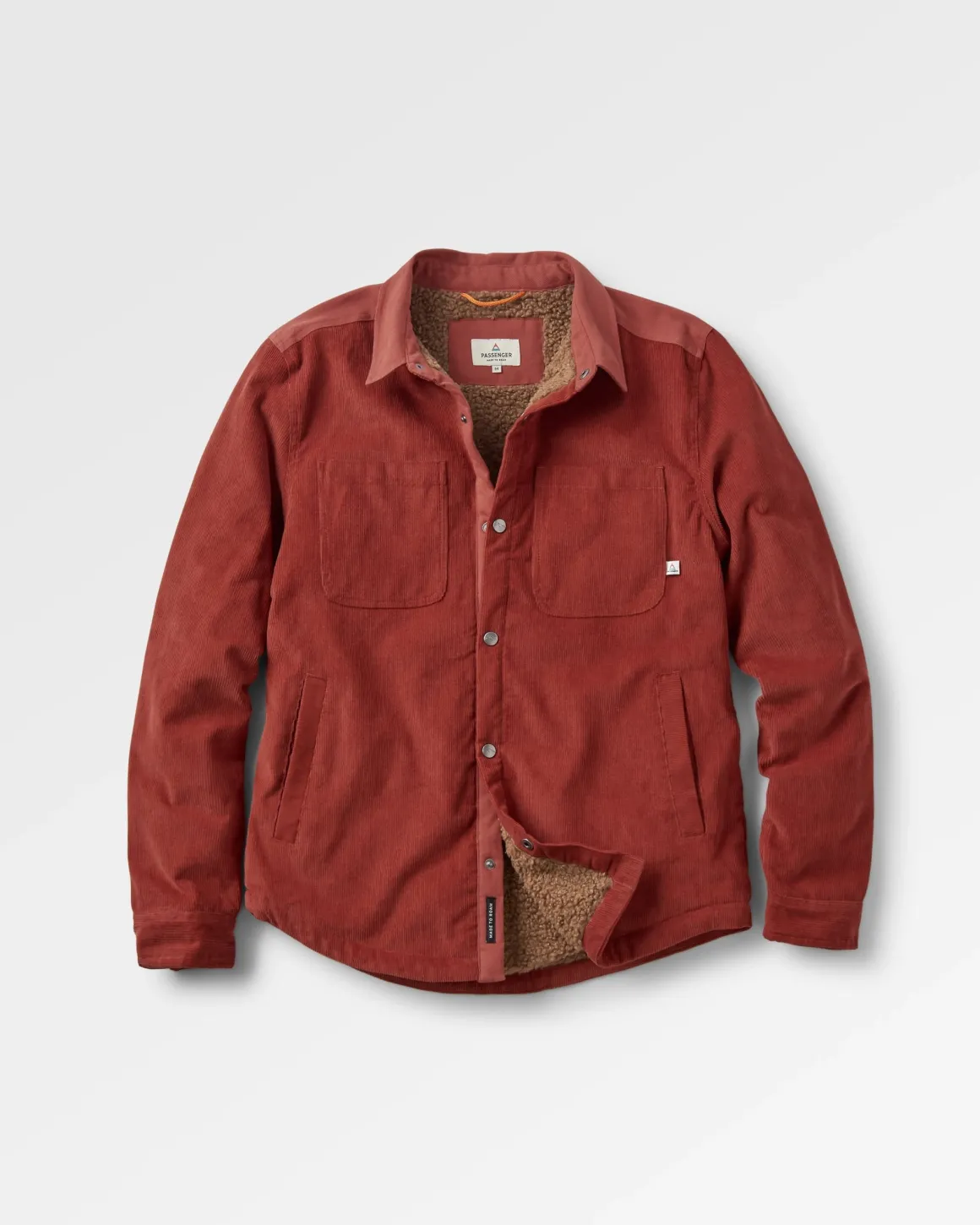 Kodiak 2.0 Surchemise en Corde Doublée Sherpa - Rouge Ocre