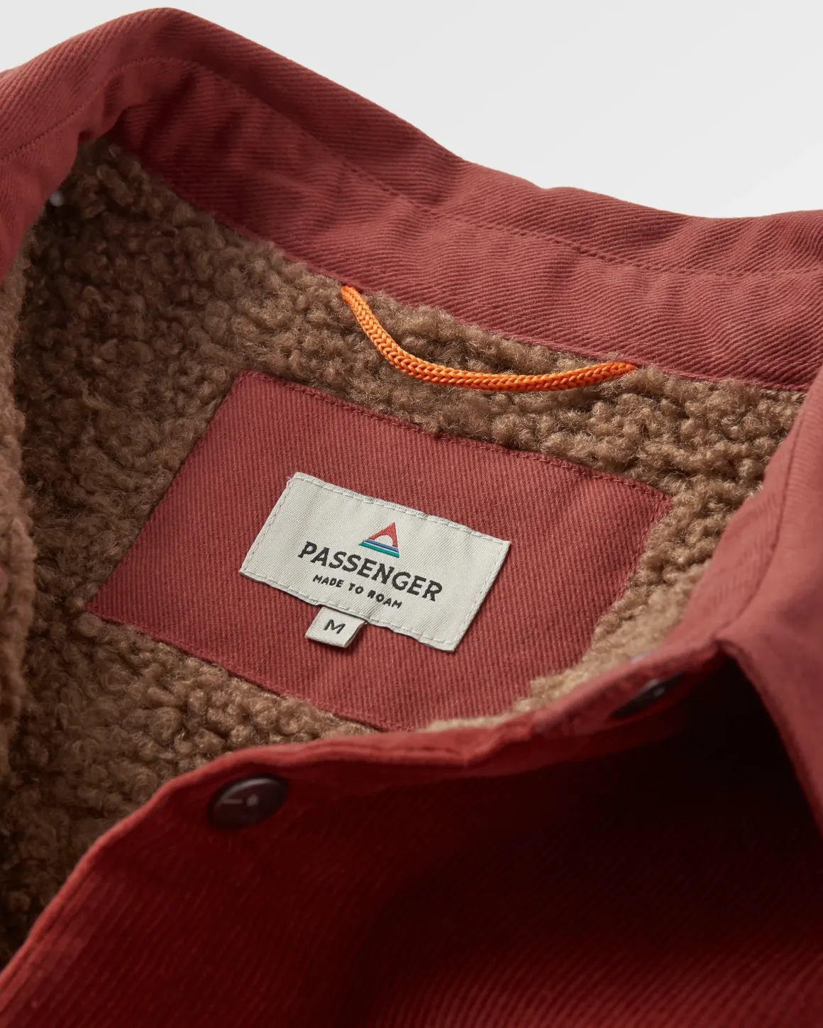 Kodiak 2.0 Surchemise en Corde Doublée Sherpa - Rouge Ocre