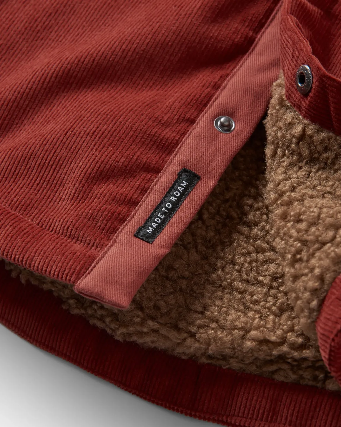 Kodiak 2.0 Surchemise en Corde Doublée Sherpa - Rouge Ocre