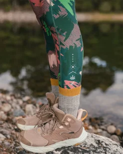 Legging Actif Recyclé Mantra - Montagne Abstraite Sapin