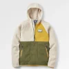 Maine 2.0 1/2 Zip Recycled Sherpa Fleece - Khaki