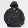Maine 2.0 1/2 Zip Recycled Sherpa Fleece - Noir