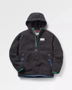 Maine 2.0 1/2 Zip Recycled Sherpa Fleece - Noir