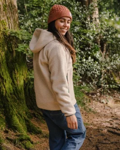 Maine 2.0 1/2 Zip Recycled Sherpa Fleece - Oatmeal