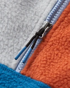Maine 2.0 1/2 Zip Recycled Sherpa Fleece - Blue Steel