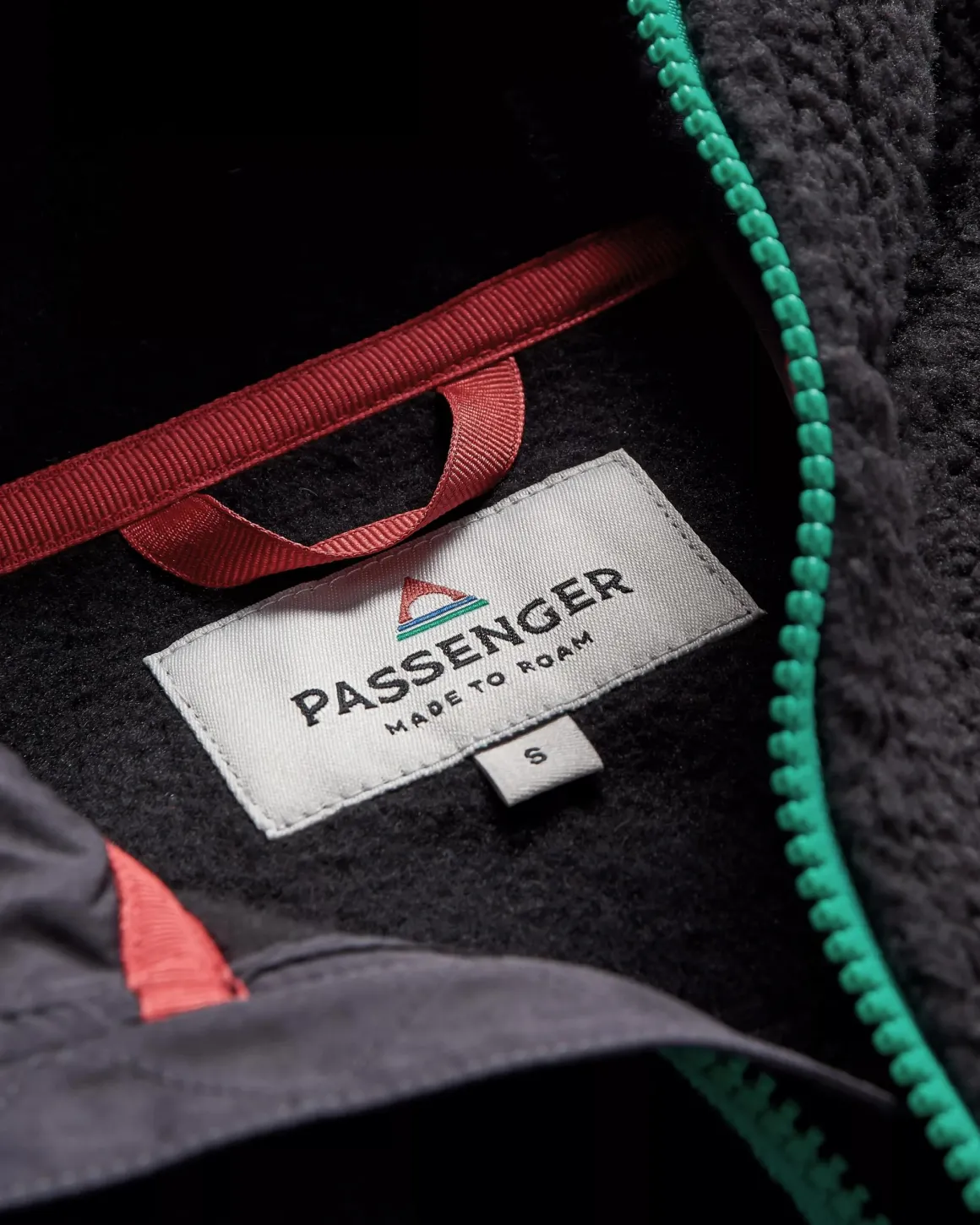 Maine 2.0 1/2 Zip Recycled Sherpa Fleece - Noir