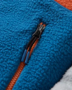 Maine 2.0 1/2 Zip Recycled Sherpa Fleece - Blue Steel