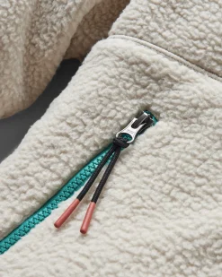 Maine 2.0 1/2 Zip Recycled Sherpa Fleece - Oatmeal