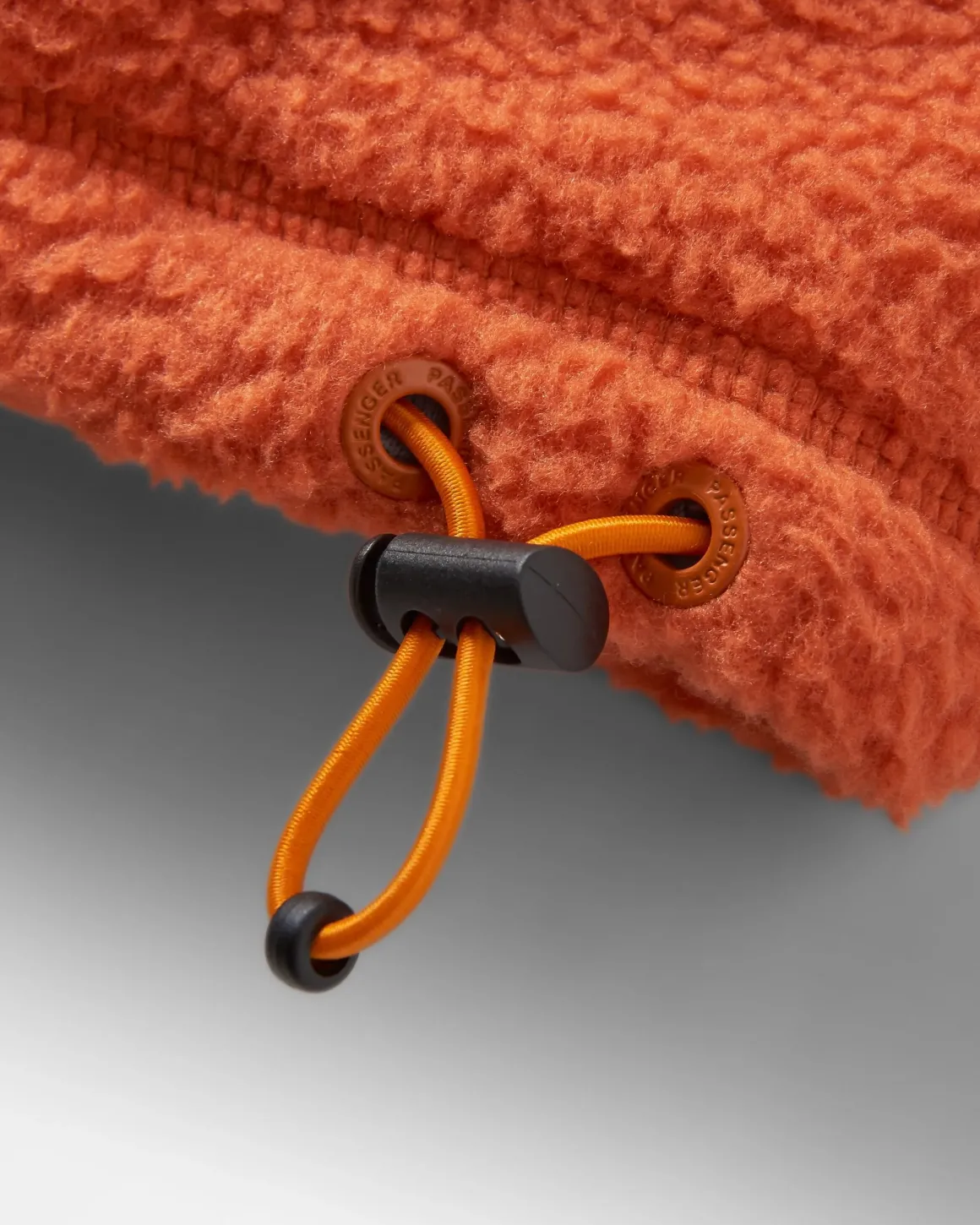 Maren 1/2 Zip Recycled Sherpa Fleece - Burnt Orange