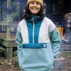 Maren 1/2 Zip Sherpa Fleece Recyclé - Arctic