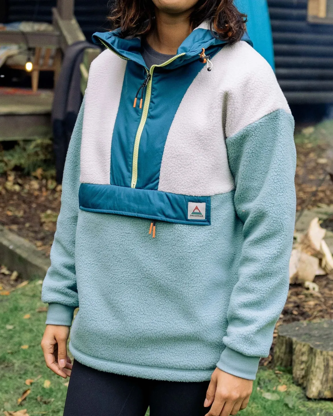 Maren 1/2 Zip Sherpa Fleece Recyclé - Arctic