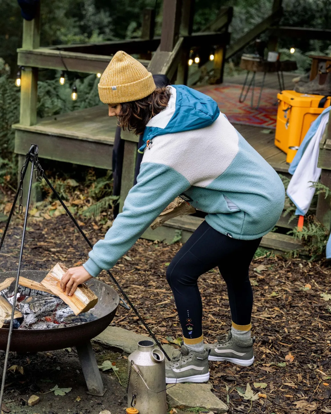 Maren 1/2 Zip Sherpa Fleece Recyclé - Arctic