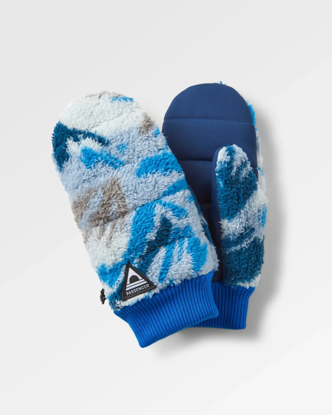 Moufles Sherpa Recyclées Avalanche - Abstract Mountain Blue Steel