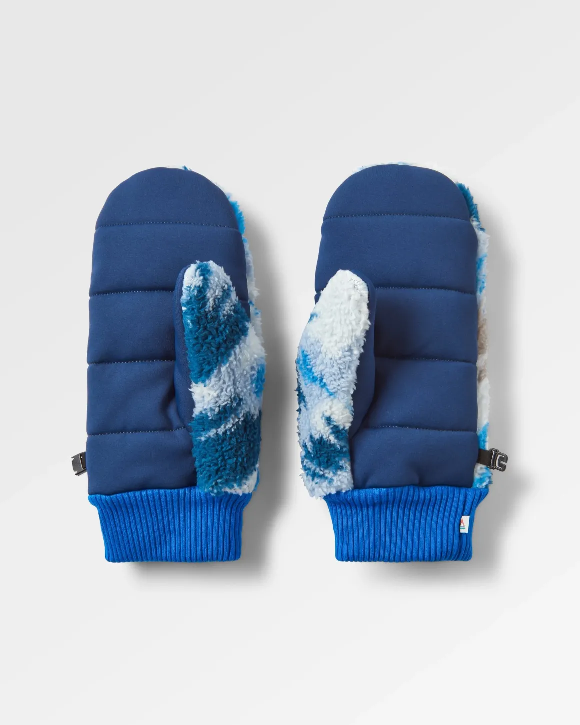 Moufles Sherpa Recyclées Avalanche - Abstract Mountain Blue Steel