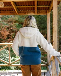 Nestling Sherpa Fleece Doublé Polaire Recyclé - Tidal Blue