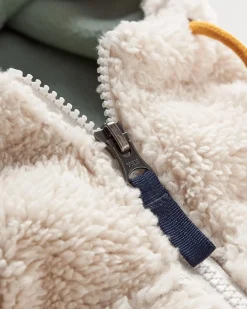 Nestling Sherpa Fleece Doublé Polaire Recyclée - Vintage White
