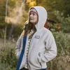 North Coast 2.0 Veste à Capuche en Sherpa Recyclé - Avoine
