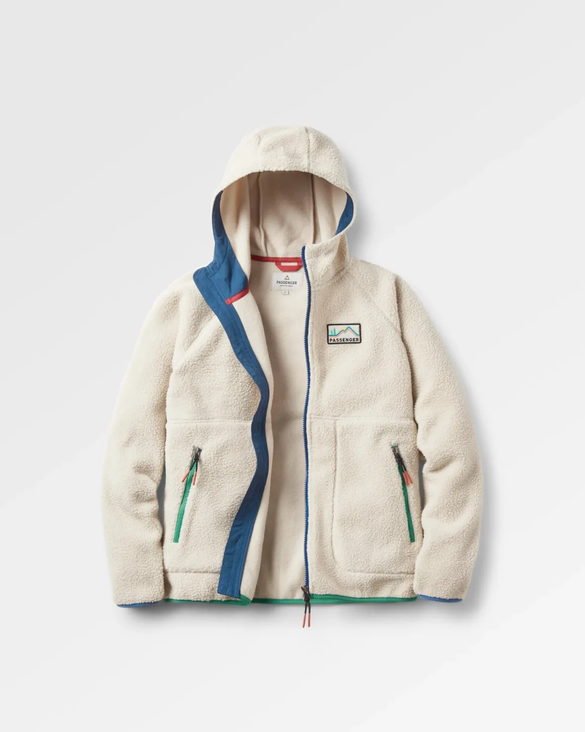 North Coast 2.0 Veste à Capuche en Sherpa Recyclé - Avoine