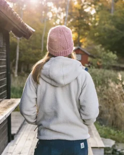 North Coast 2.0 Veste à Capuche en Sherpa Recyclé - Avoine