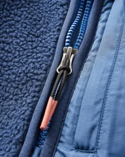 Offgrid 2.0 1/2 Zip Recycled Sherpa Fleece - Rich Navy