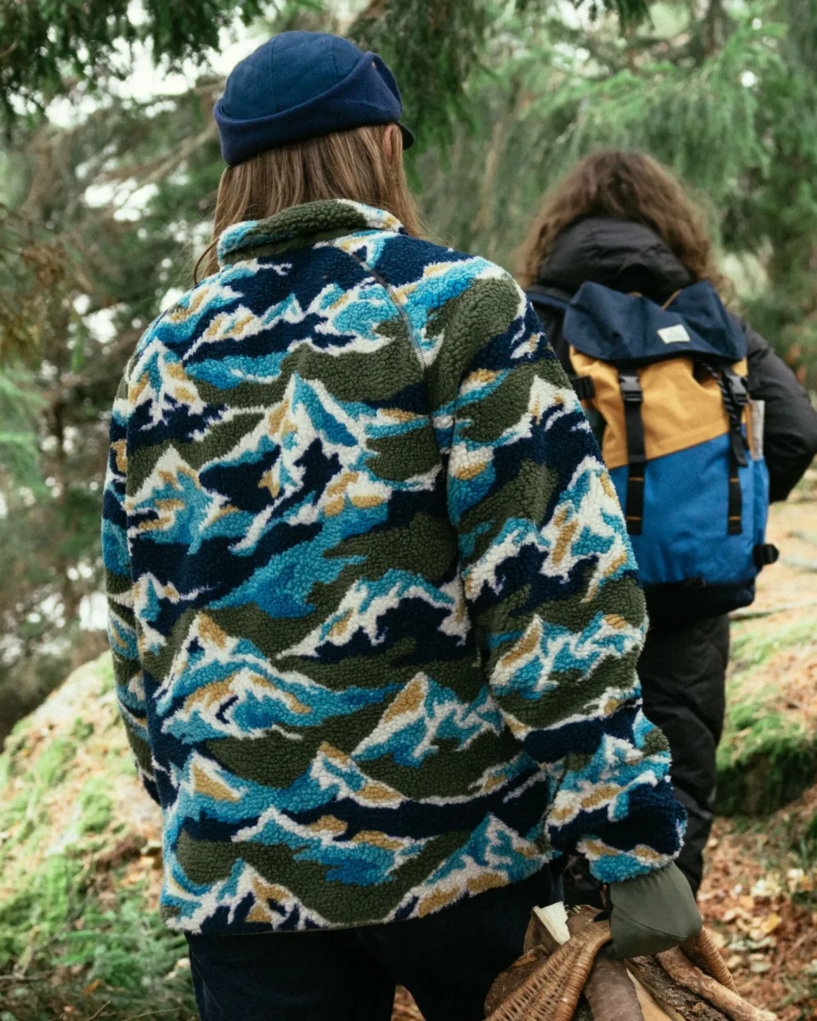 Offroad Sherpa Recyclé 1/2 Zip Fleece - Mount Scenic Khaki