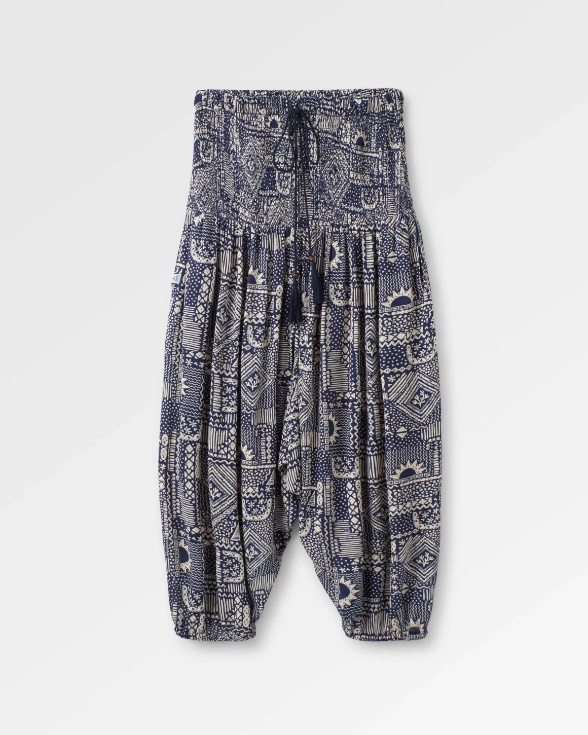 Pantalon Ample Daylily - Patchwork Vintage Marine
