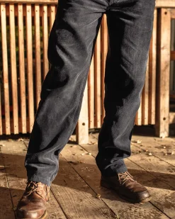 Pantalon Aventurier en Velours Côtelé - Bleu Marine Profond