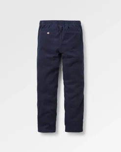 Pantalon Aventurier en Velours Côtelé - Bleu Marine Profond
