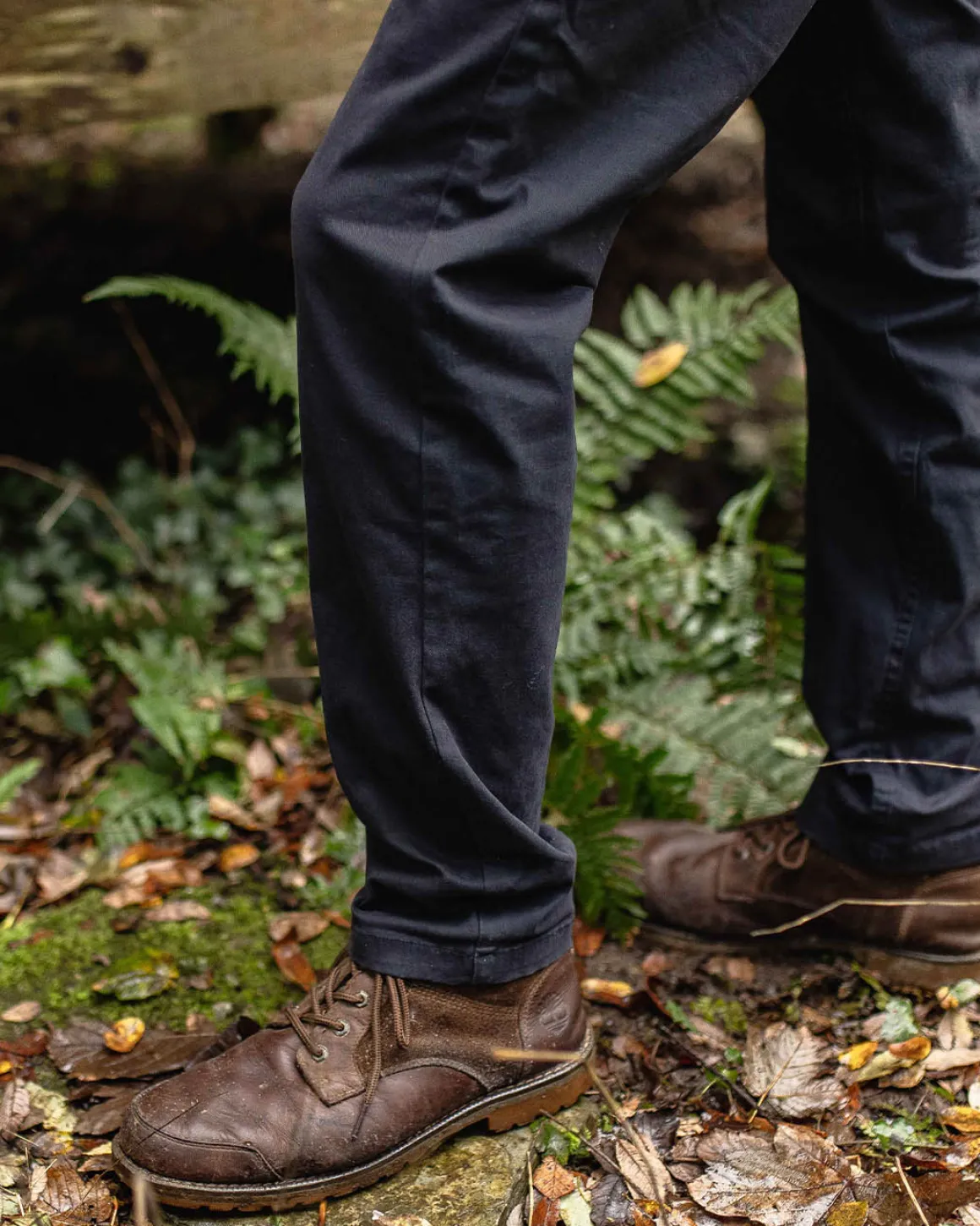 Pantalon en coton bio 365 - Noir délavé
