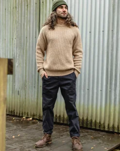 Pantalon en coton bio 365 - Noir délavé