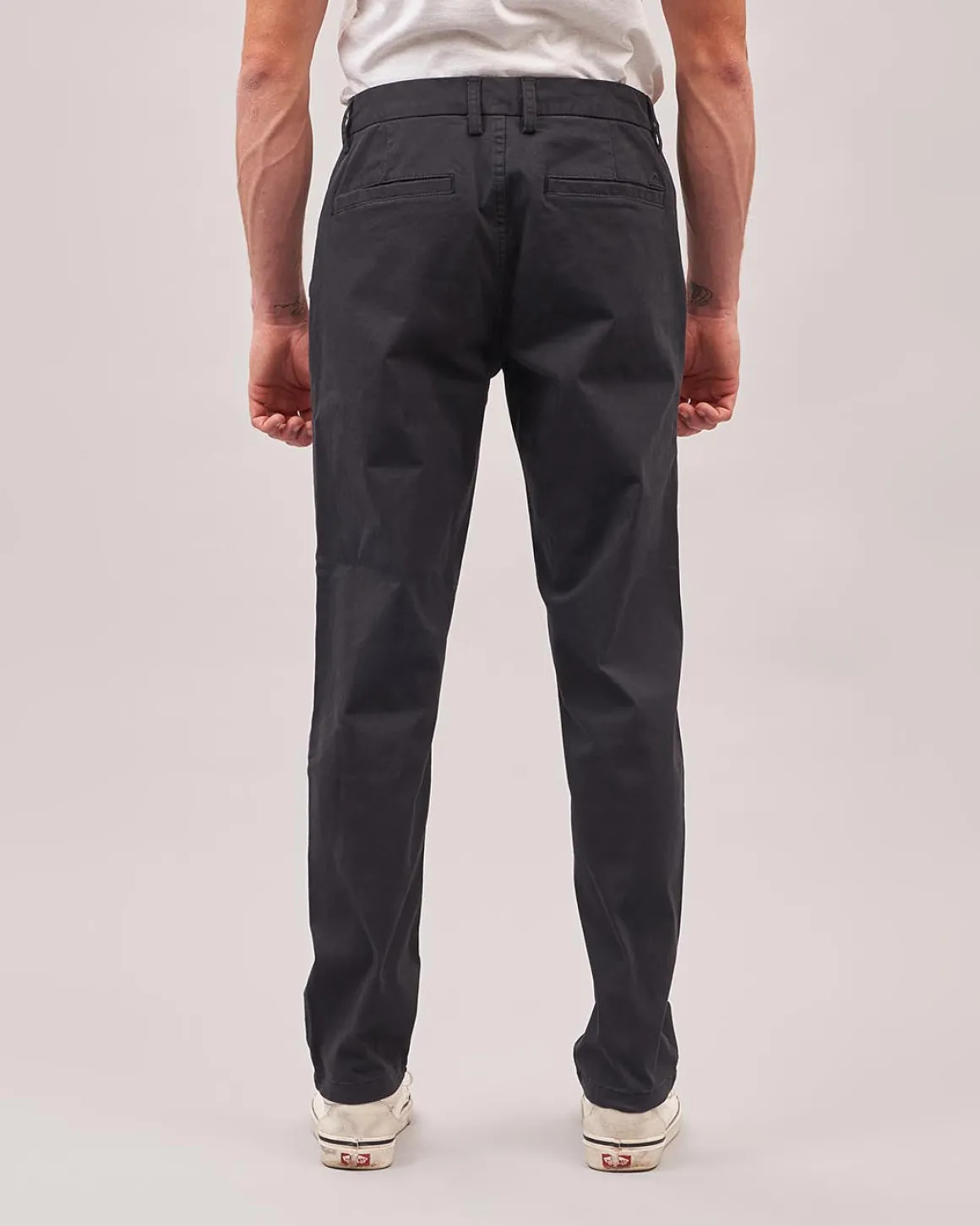 Pantalon en coton bio 365 - Noir délavé