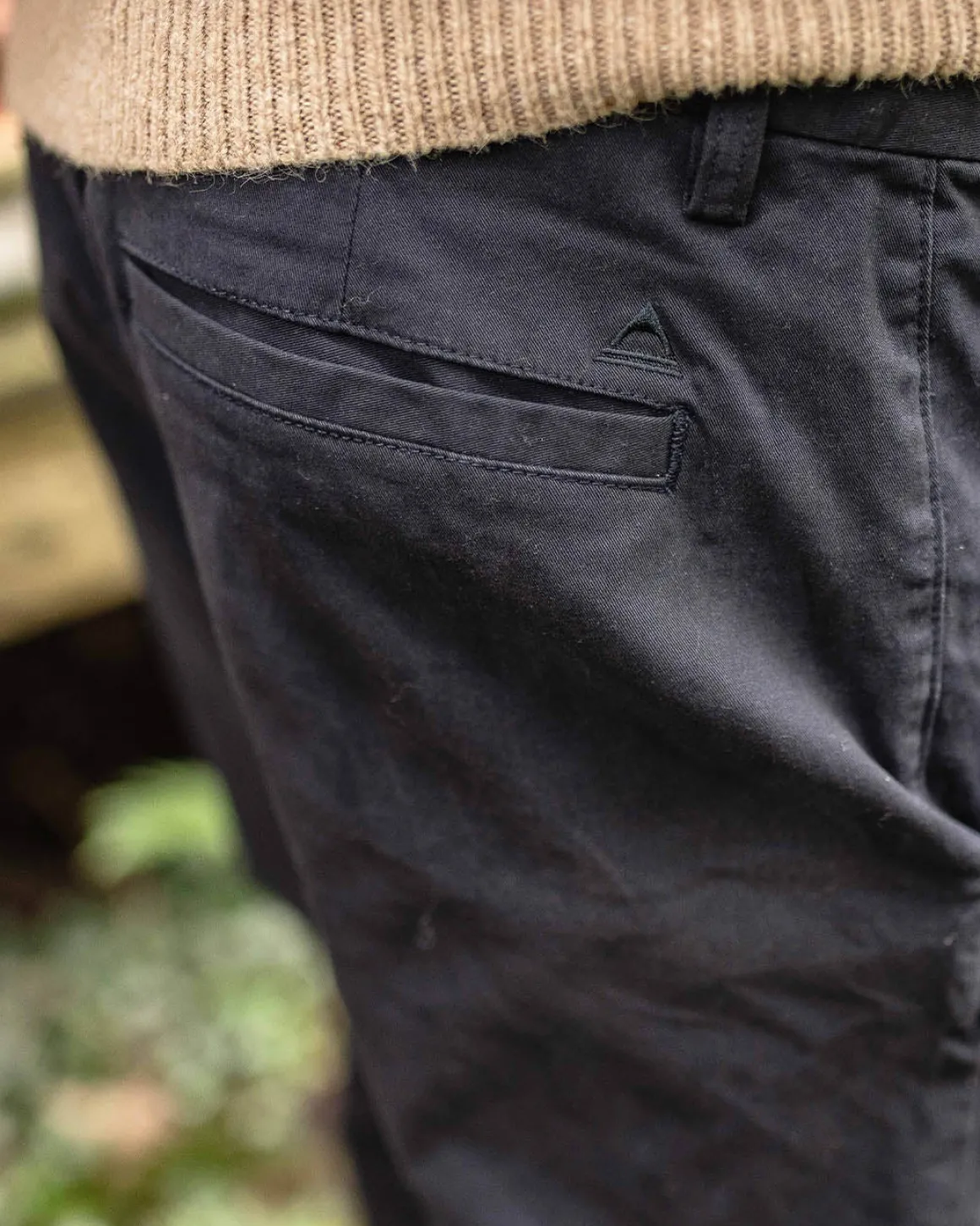 Pantalon en coton bio 365 - Noir délavé