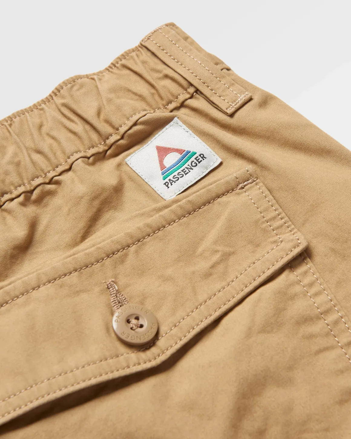 Pantalon en coton bio Chance - Biscuit