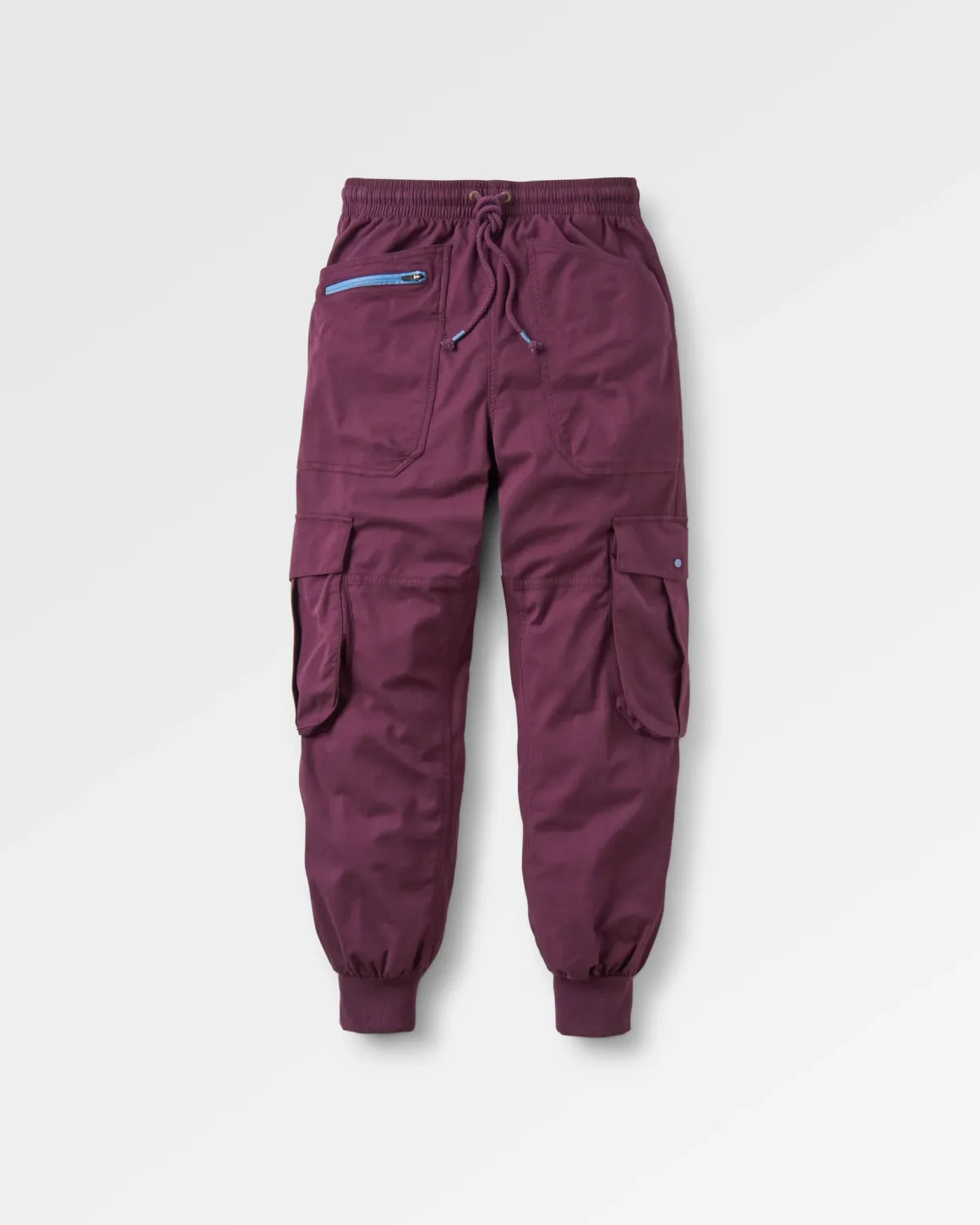 Pantalon en coton bio Hydrilla - Prune Profonde