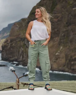 Pantalon en Coton Bio Hydrilla - Pistache