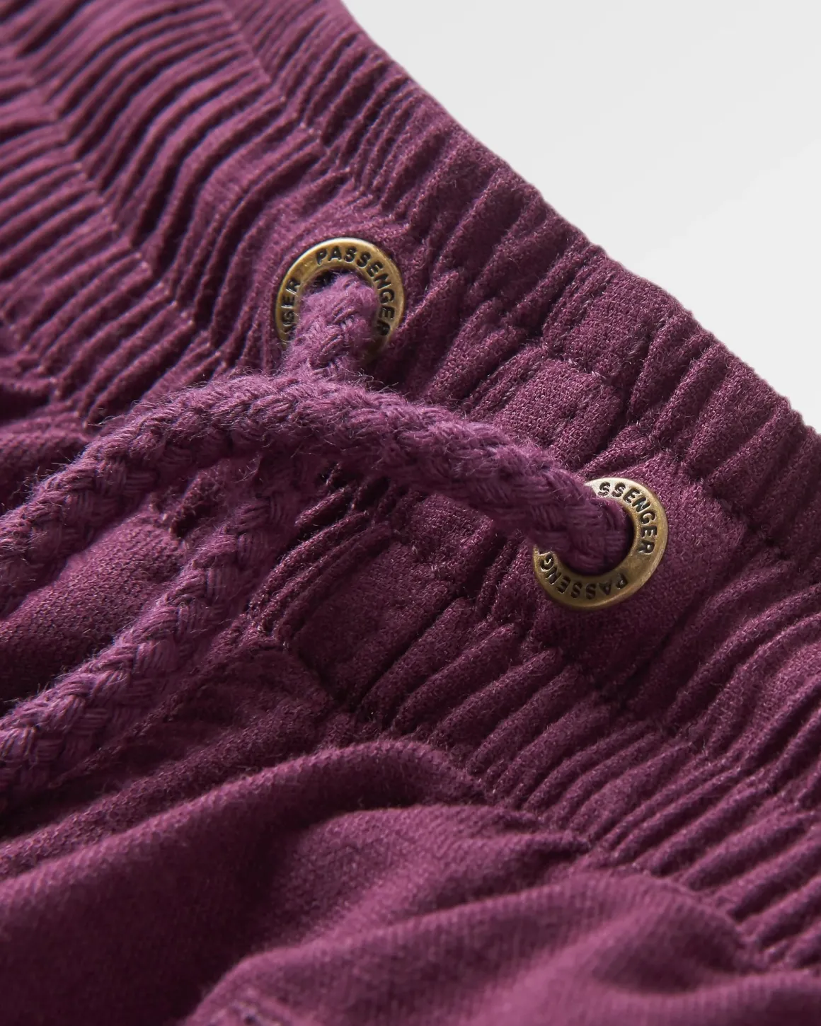 Pantalon en coton bio Hydrilla - Prune Profonde
